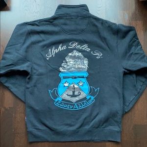 Black Alpha Delta Pi Small Sport-Tek Sweatshirt